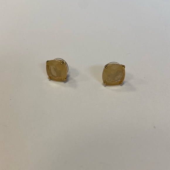 Kate Spade Yellow Stone Stud Earrings